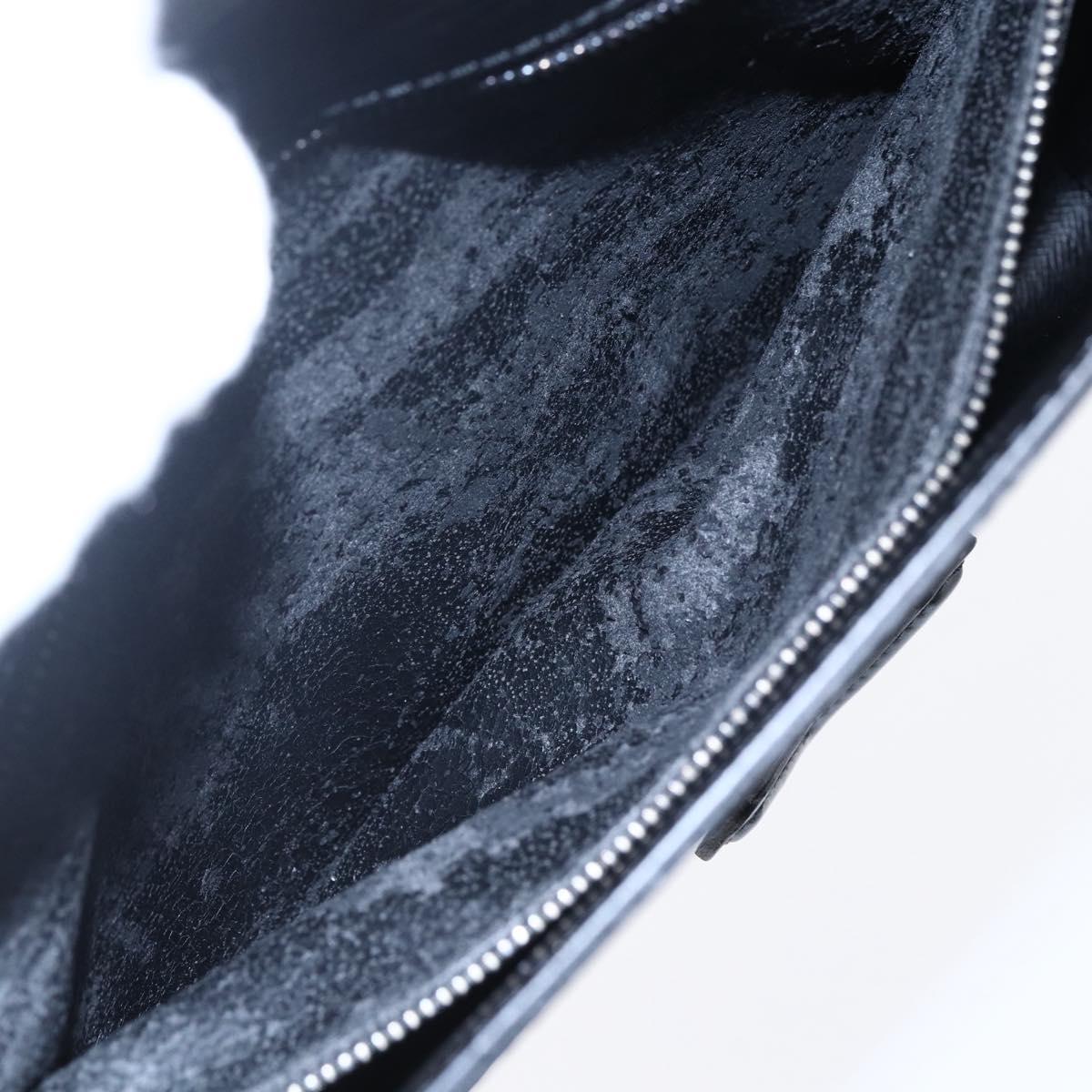 LOUIS VUITTON Epi Trapeze Clutch Bag Black M80165 LV Auth ep11036