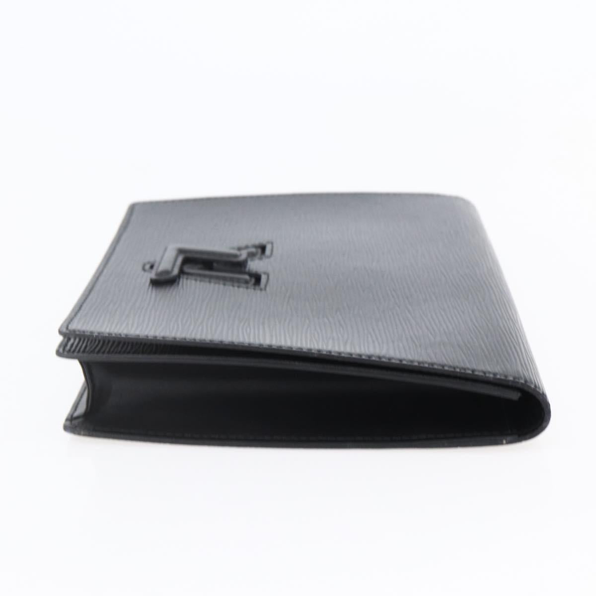 LOUIS VUITTON Epi Trapeze Clutch Bag Black M80165 LV Auth ep11036