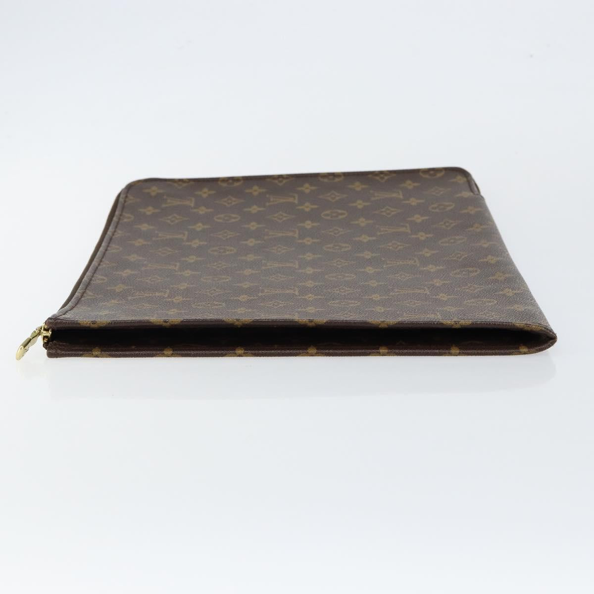 LOUIS VUITTON Monogram Posh Documents Briefcase M53457 LV Auth ep11038