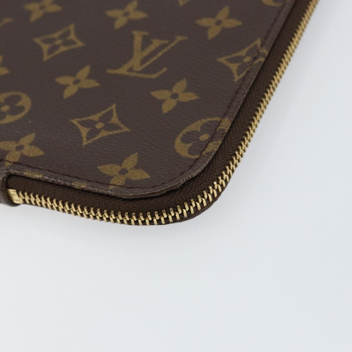 LOUIS VUITTON Monogram Posh Documents Briefcase M53457 LV Auth ep11038