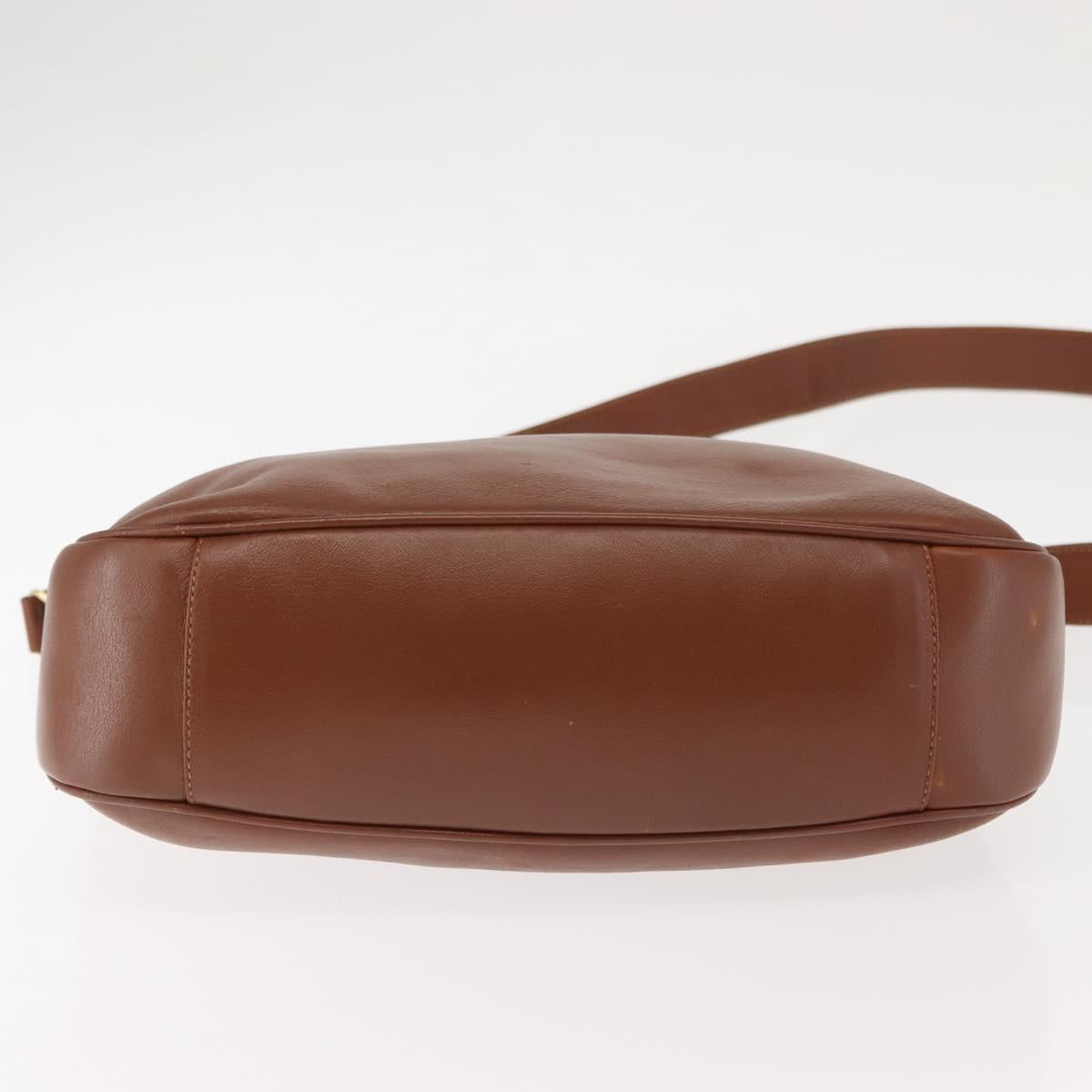 GUCCI Bamboo Hand Bag Leather 2way Brown Auth ep11039