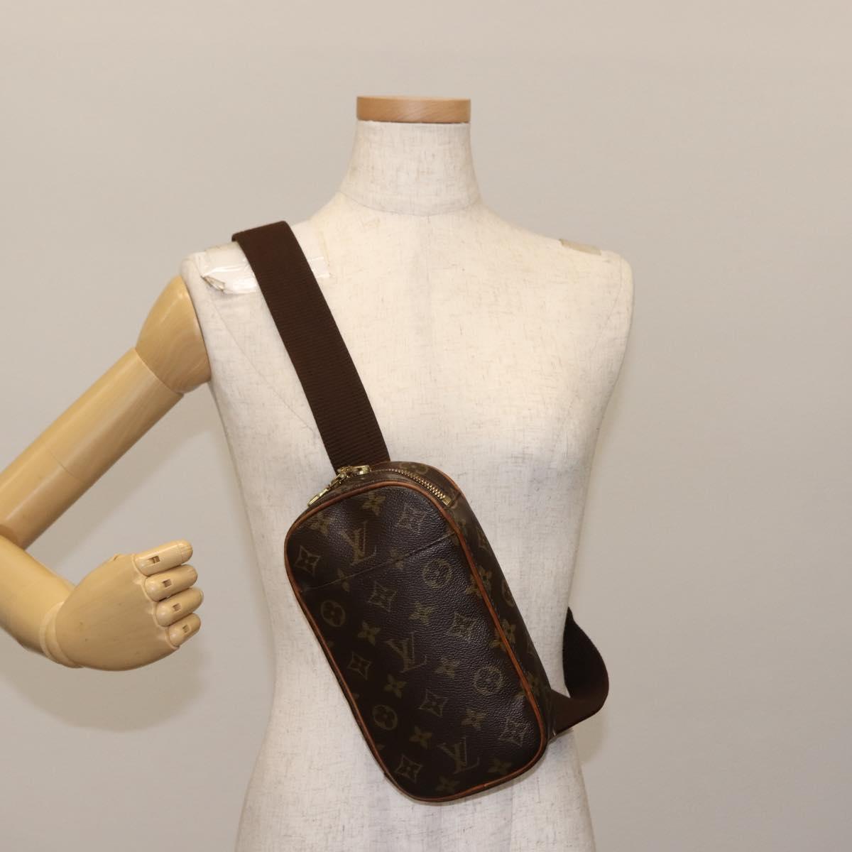 LOUIS VUITTON Monogram Pochette Gange Shoulder Bag M51870 LV Auth ep11043