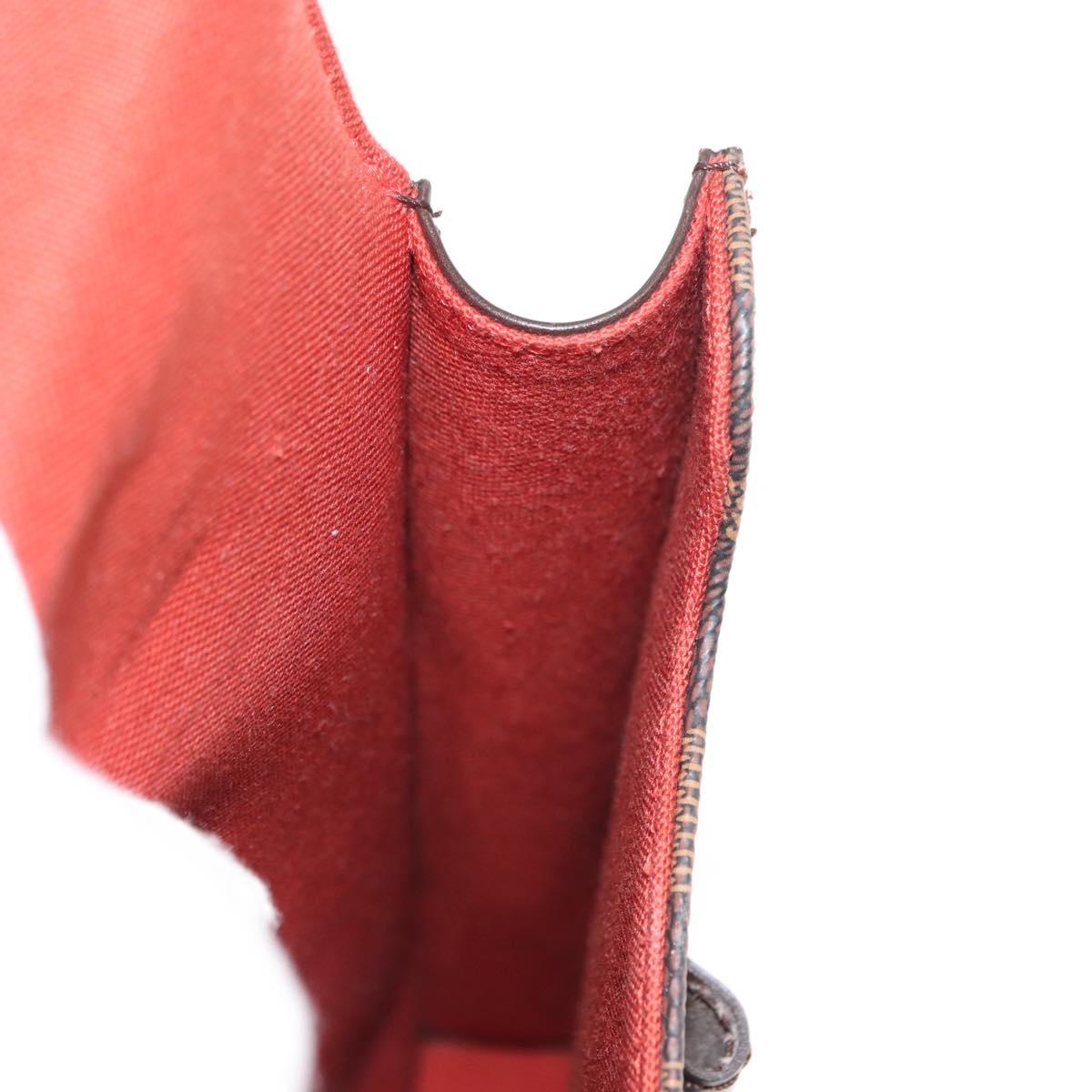 LOUIS VUITTON Damier Ebene Portello Shoulder Bag N45271 LV Auth ep11045