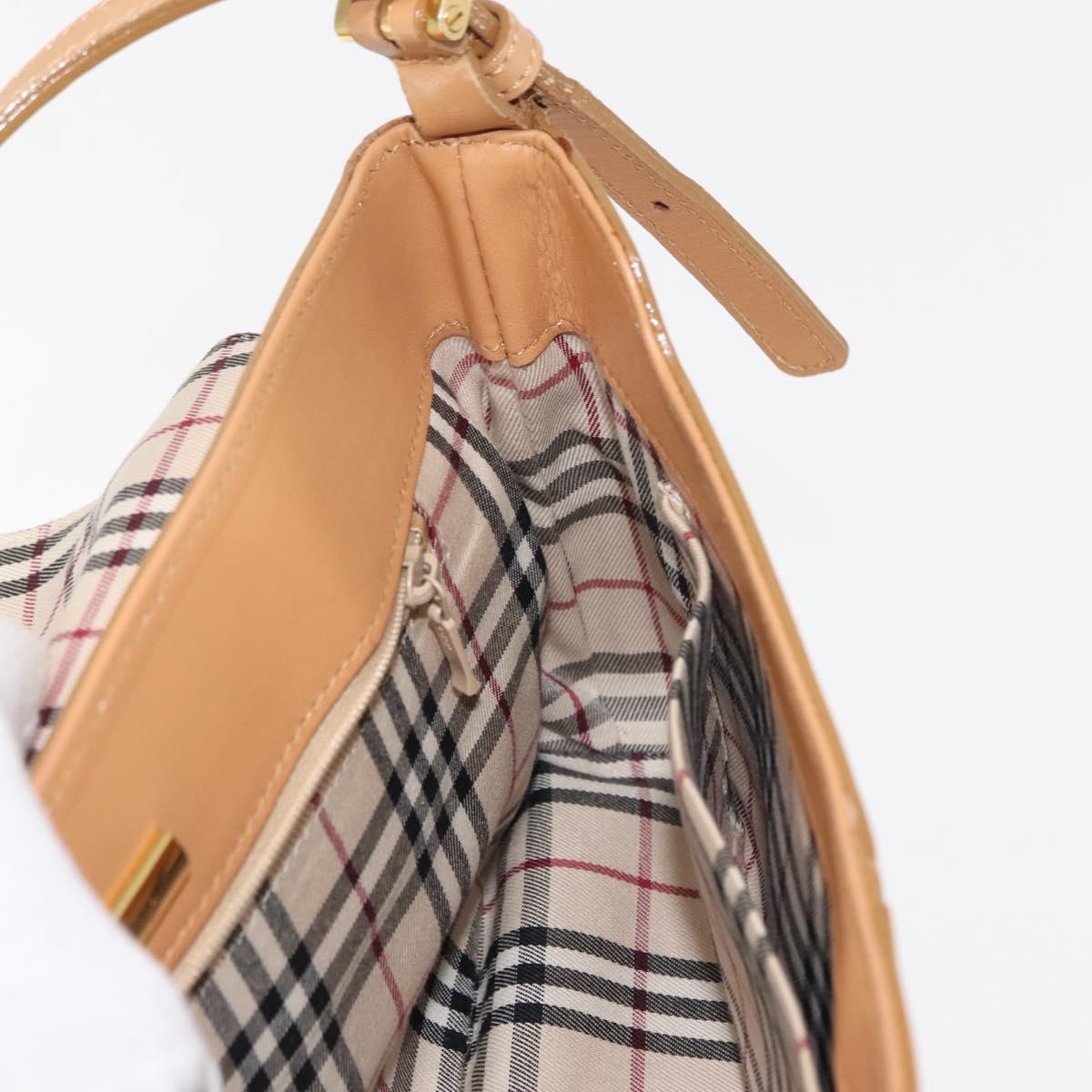 BURBERRY Shoulder Bag Leather Beige Auth ep11052