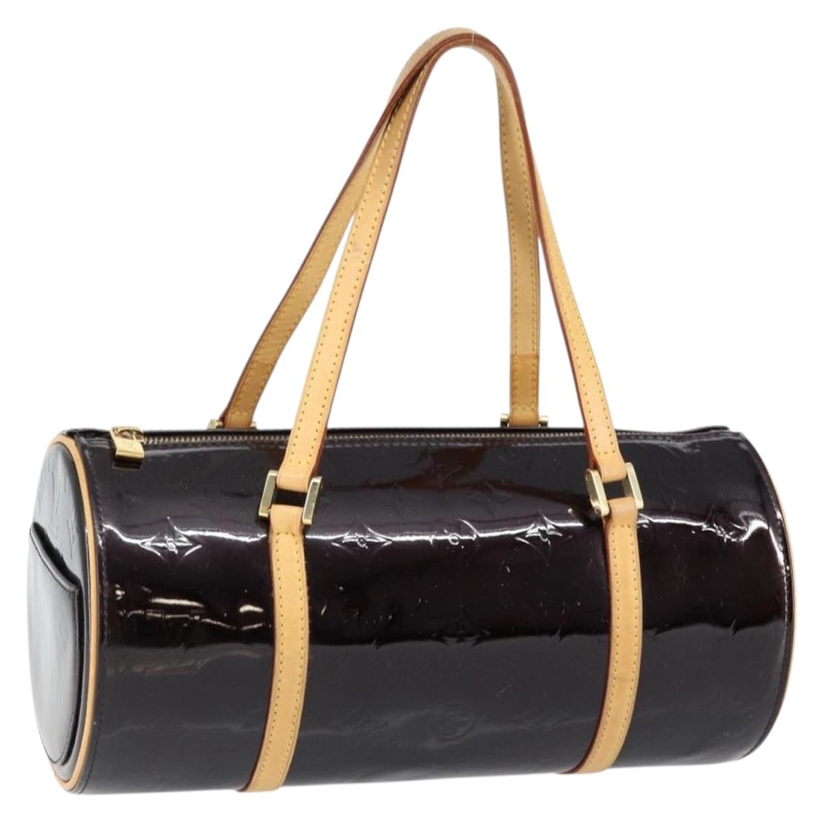LOUIS VUITTON Monogram Vernis Bedford Hand Bag Amarante M91996 LV Auth ep11060