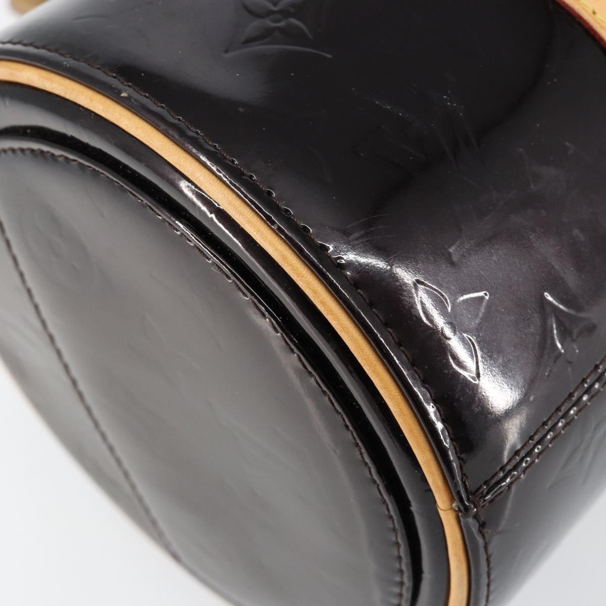 LOUIS VUITTON Monogram Vernis Bedford Hand Bag Amarante M91996 LV Auth ep11060