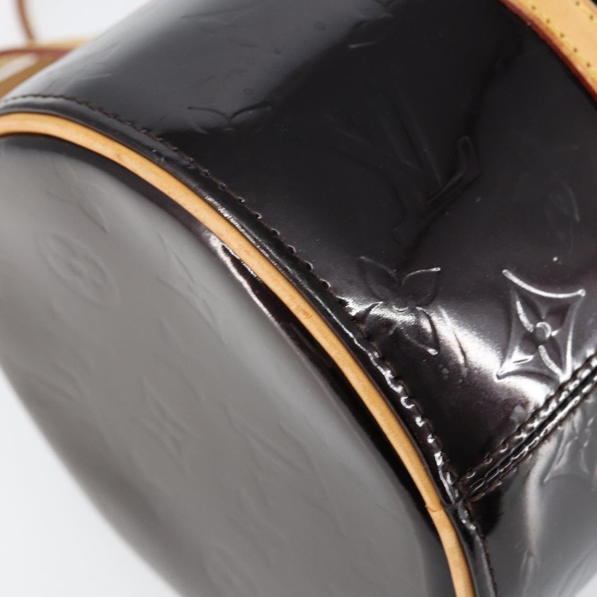 LOUIS VUITTON Monogram Vernis Bedford Hand Bag Amarante M91996 LV Auth ep11060
