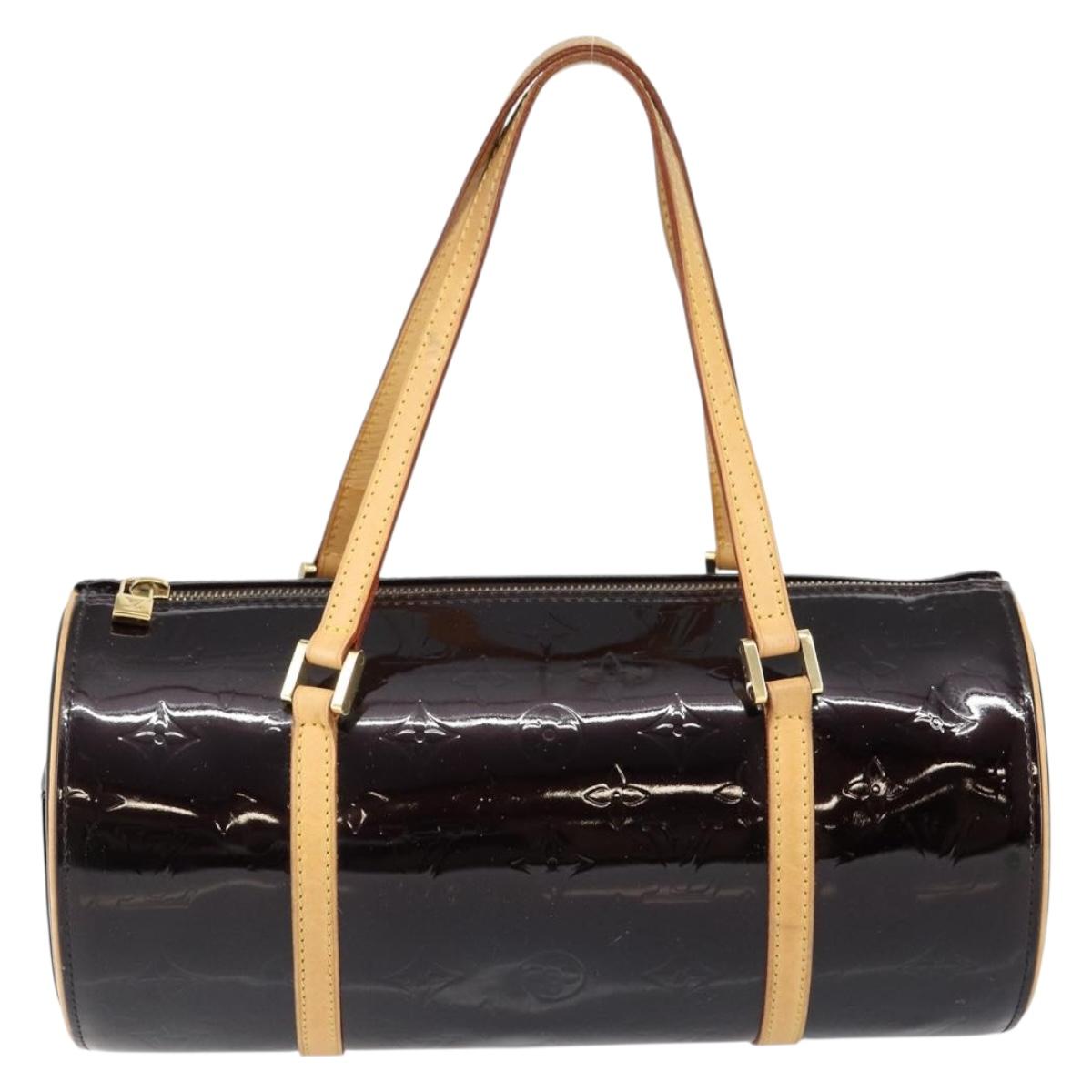 LOUIS VUITTON Monogram Vernis Bedford Hand Bag Amarante M91996 LV Auth ep11060