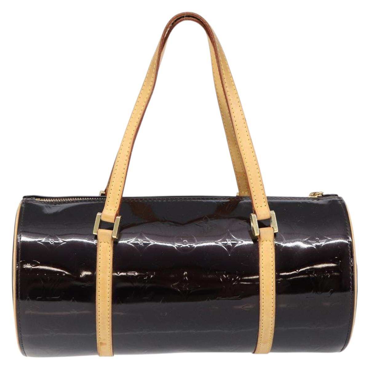 LOUIS VUITTON Monogram Vernis Bedford Hand Bag Amarante M91996 LV Auth ep11060