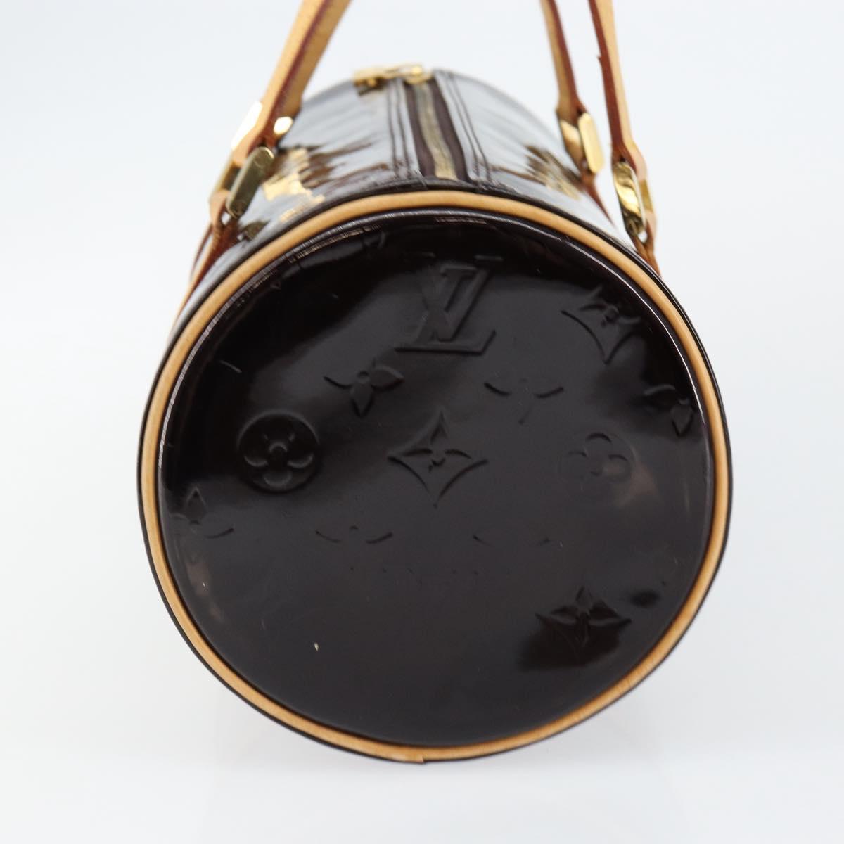 LOUIS VUITTON Monogram Vernis Bedford Hand Bag Amarante M91996 LV Auth ep11060
