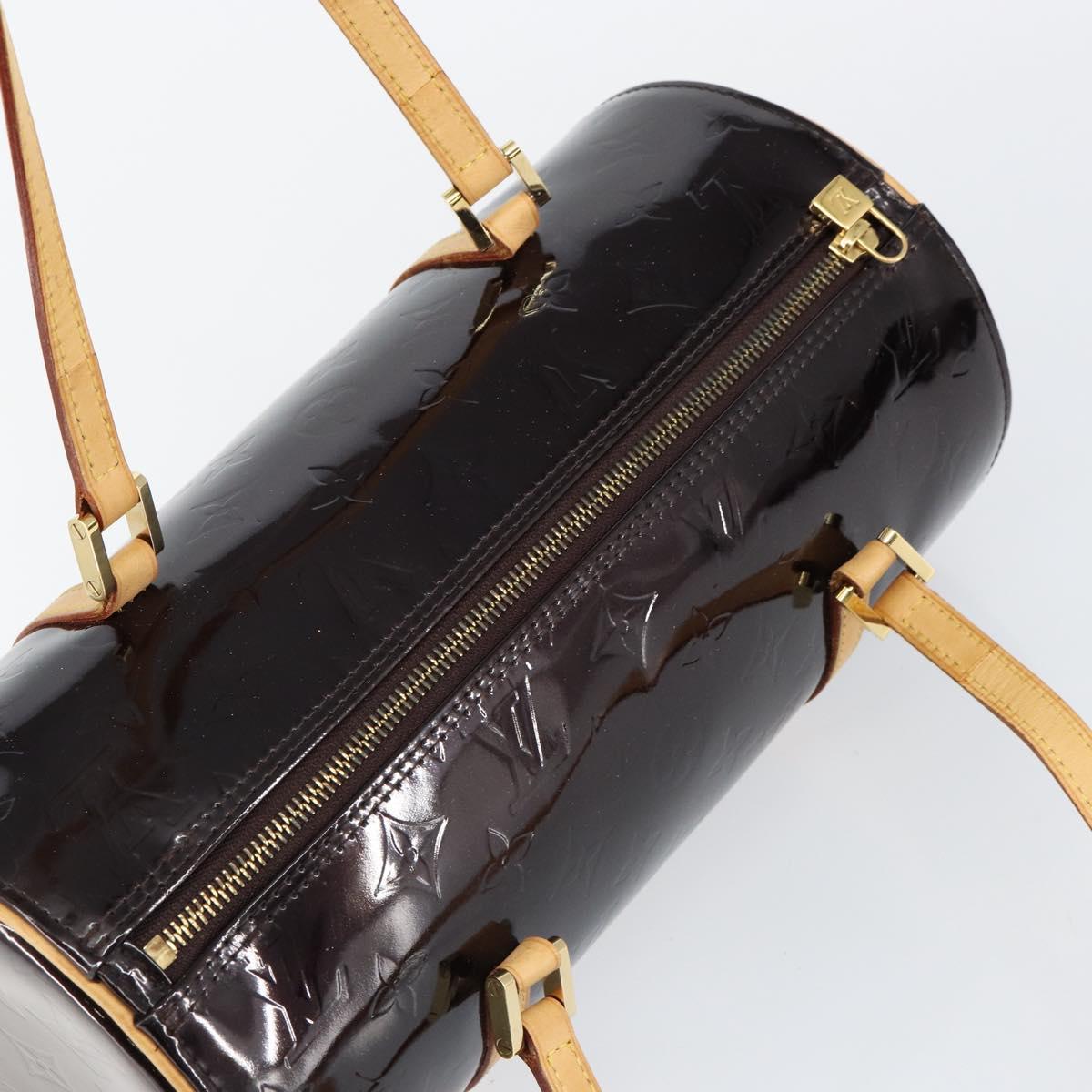 LOUIS VUITTON Monogram Vernis Bedford Hand Bag Amarante M91996 LV Auth ep11060