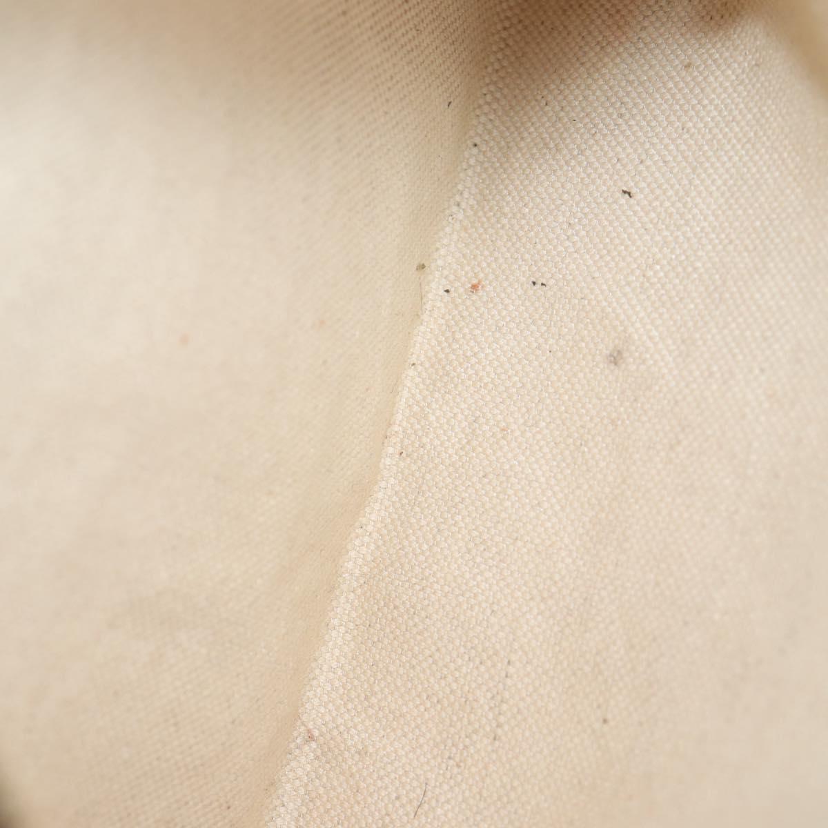 GUCCI GG Canvas Tote Bag Brown Gold Tone Auth ep11063