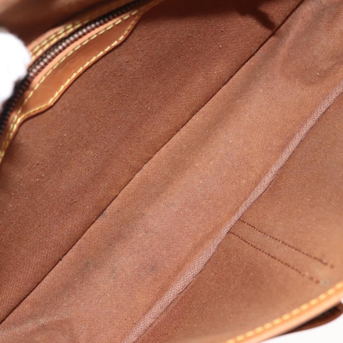 LOUIS VUITTON Monogram Gibeciere MM Shoulder Bag M42247 LV Auth ep11068