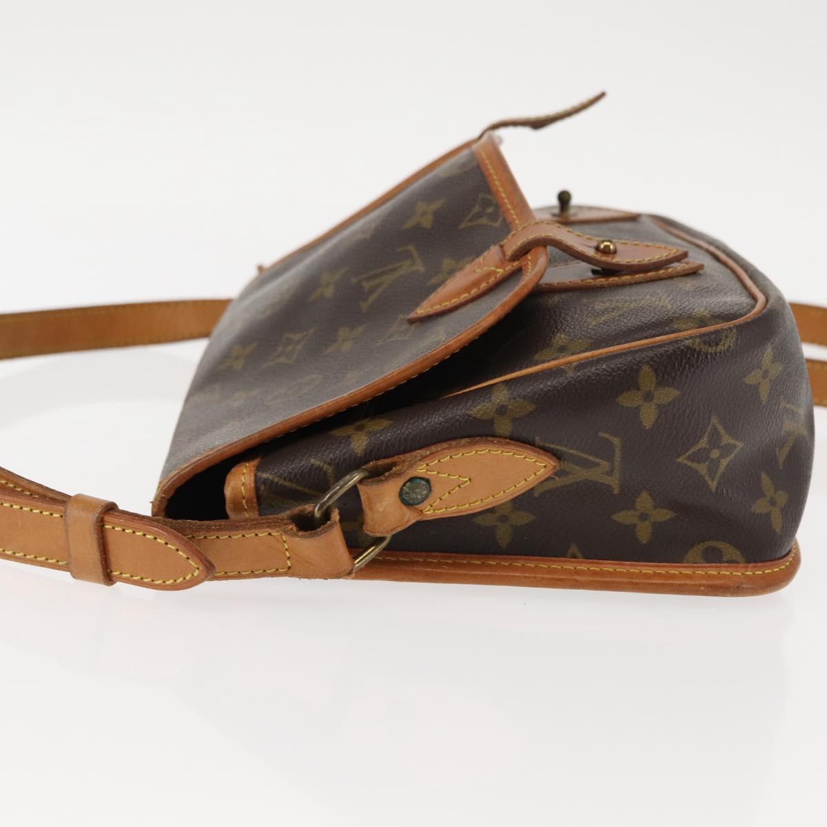 LOUIS VUITTON Monogram Gibeciere MM Shoulder Bag M42247 LV Auth ep11068