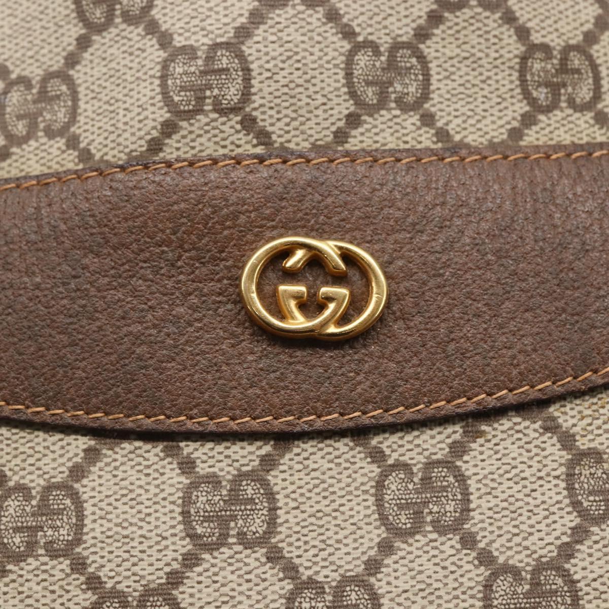 GUCCI GG Supreme Tote Bag PVC Beige Gold 002 39 6130 Auth ep11076