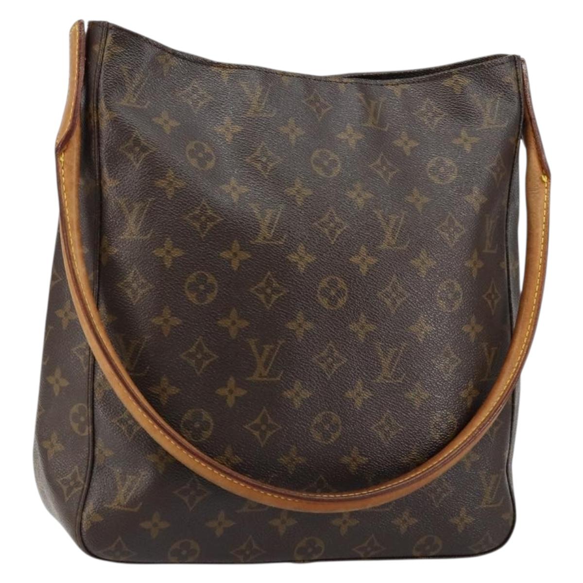LOUIS VUITTON Monogram Looping GM Shoulder Bag M51145 LV Auth ep11082