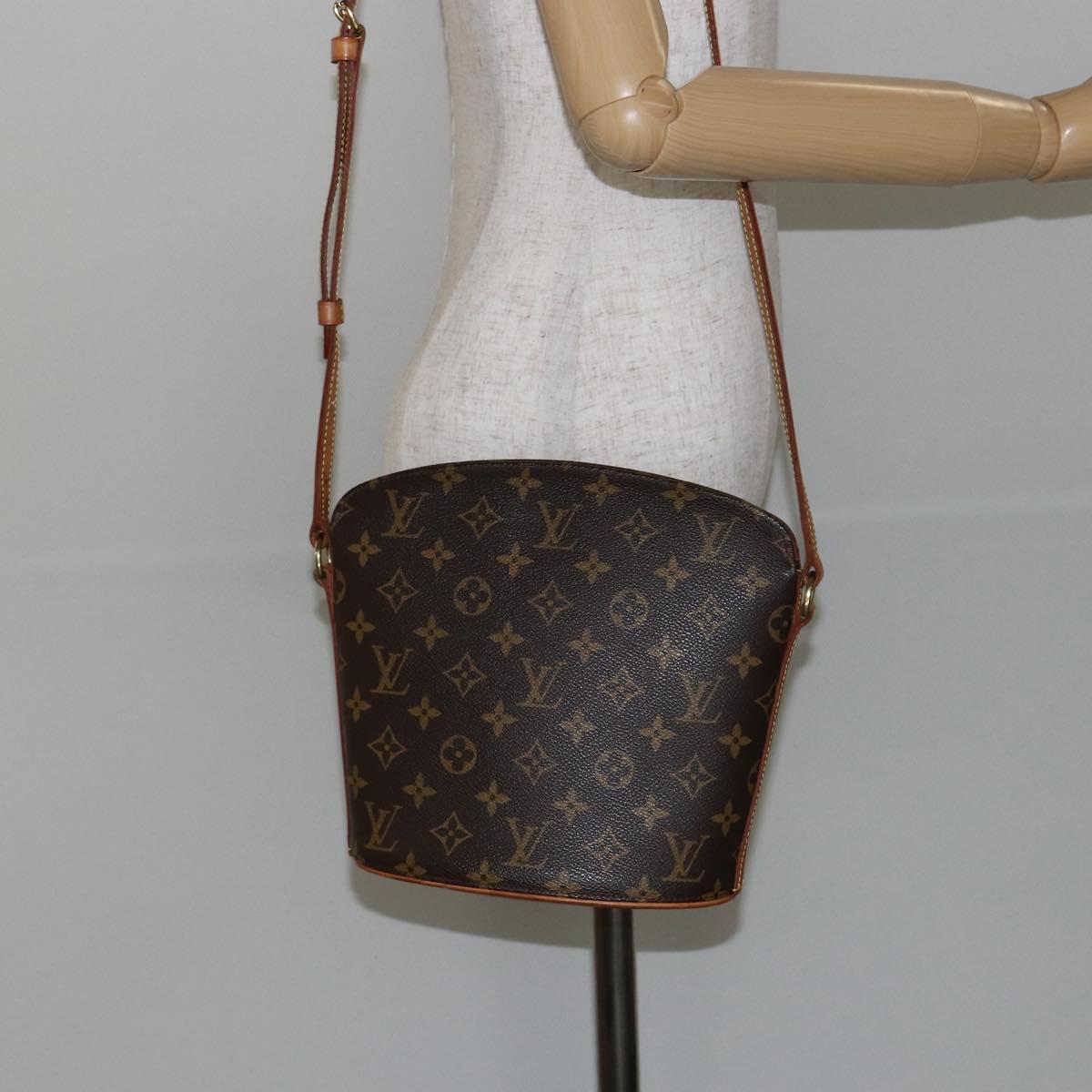 LOUIS VUITTON Monogram Drouot Shoulder Shoulder Bag M51290 LV Auth ep11083
