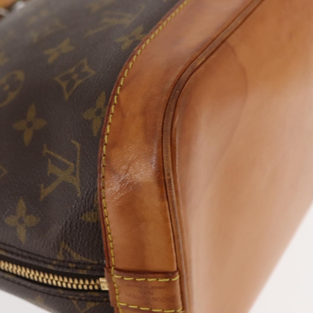 LOUIS VUITTON Monogram Alma Hand Bag M51130 LV Auth ep11086