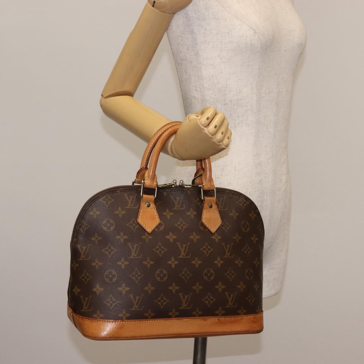 LOUIS VUITTON Monogram Alma Hand Bag M51130 LV Auth ep11086