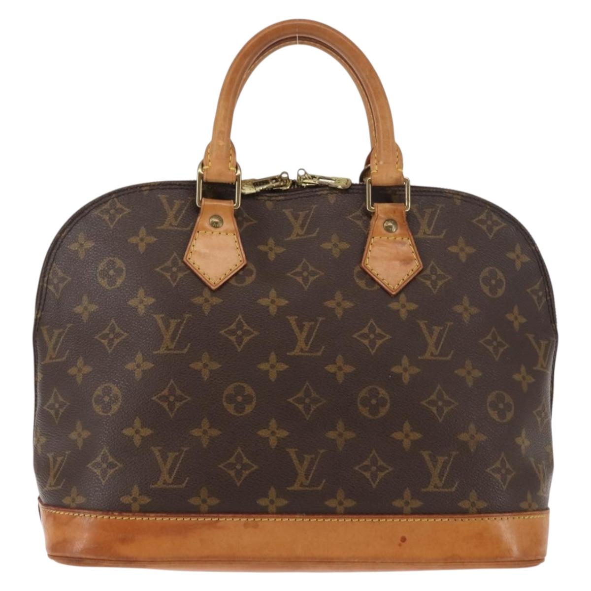LOUIS VUITTON Monogram Alma Hand Bag M51130 LV Auth ep11086