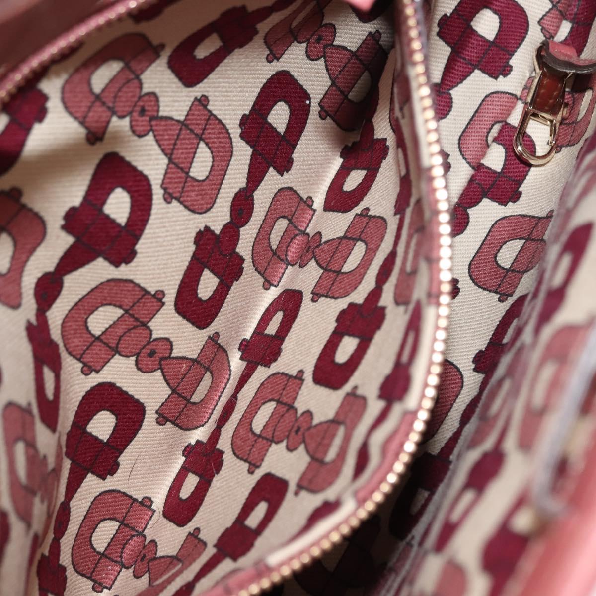 GUCCI Guccissima GG Shoulder Bag Leather Pink Auth ep11089