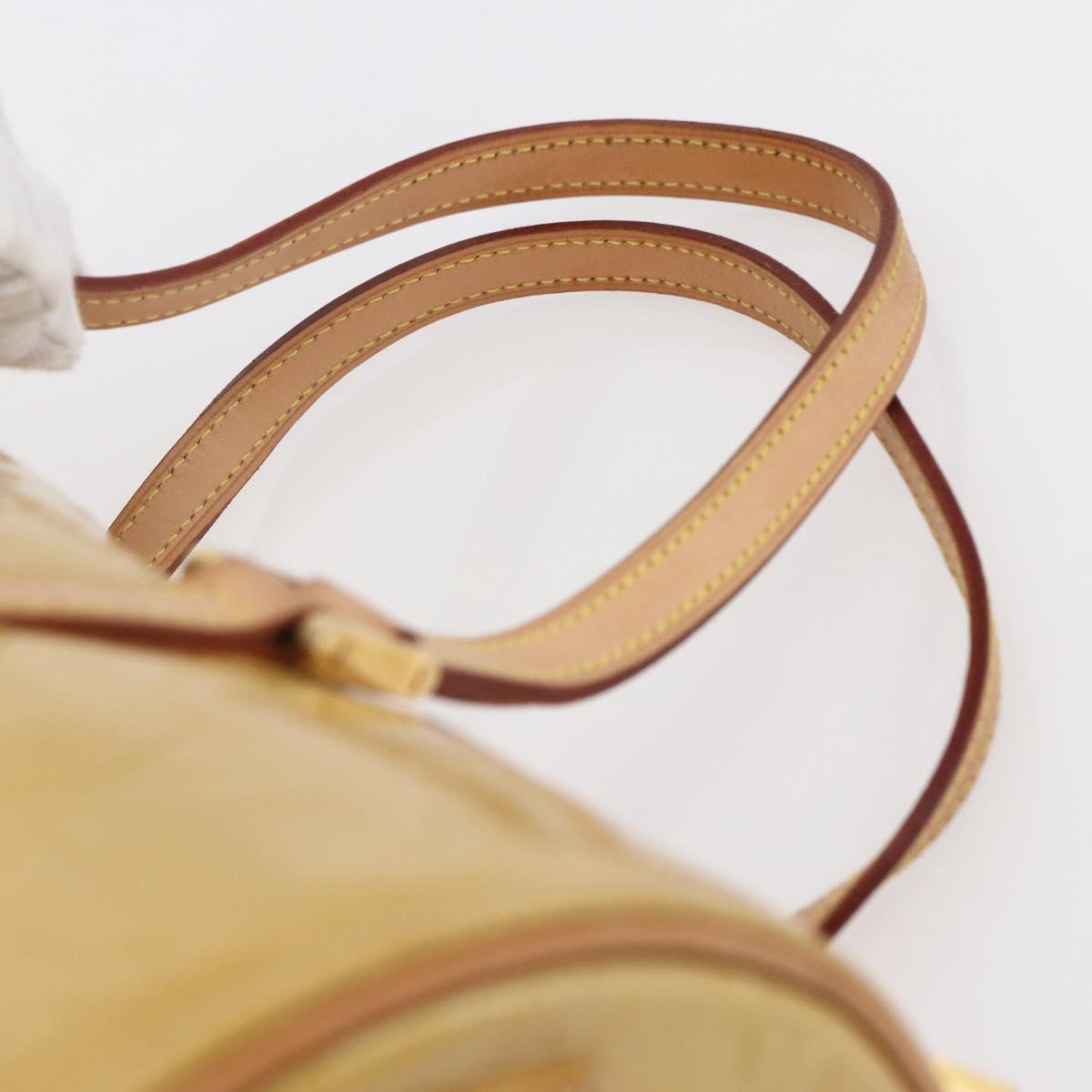 LOUIS VUITTON Monogram Vernis Bedford Hand Bag Beige M91006 LV Auth ep11091