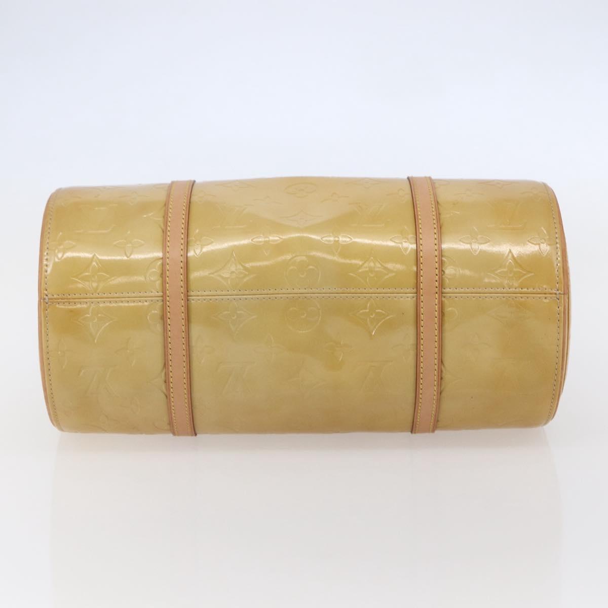 LOUIS VUITTON Monogram Vernis Bedford Hand Bag Beige M91006 LV Auth ep11091