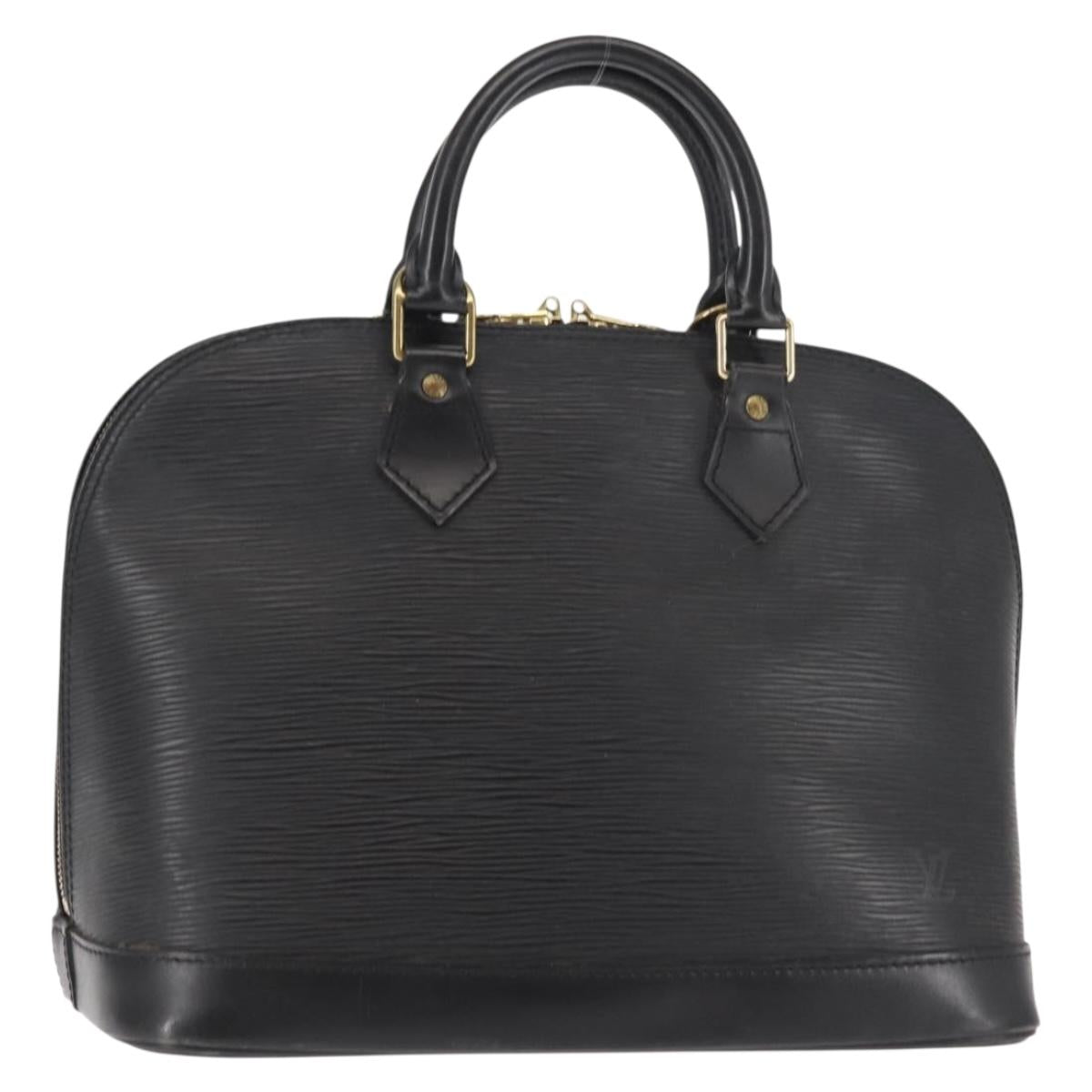 LOUIS VUITTON Epi Alma Hand Bag Black M52142 LV Auth ep11097