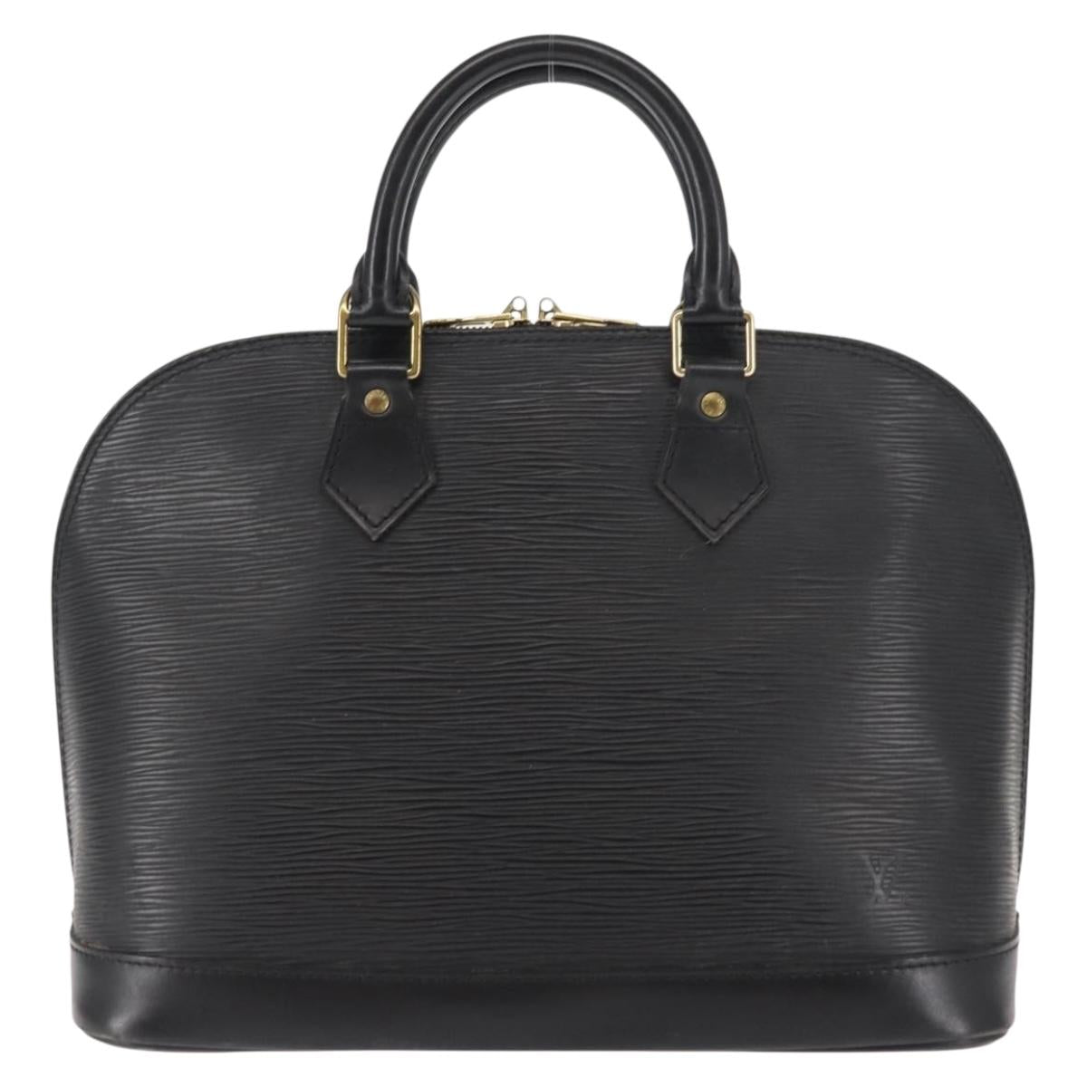 LOUIS VUITTON Epi Alma Hand Bag Black M52142 LV Auth ep11097