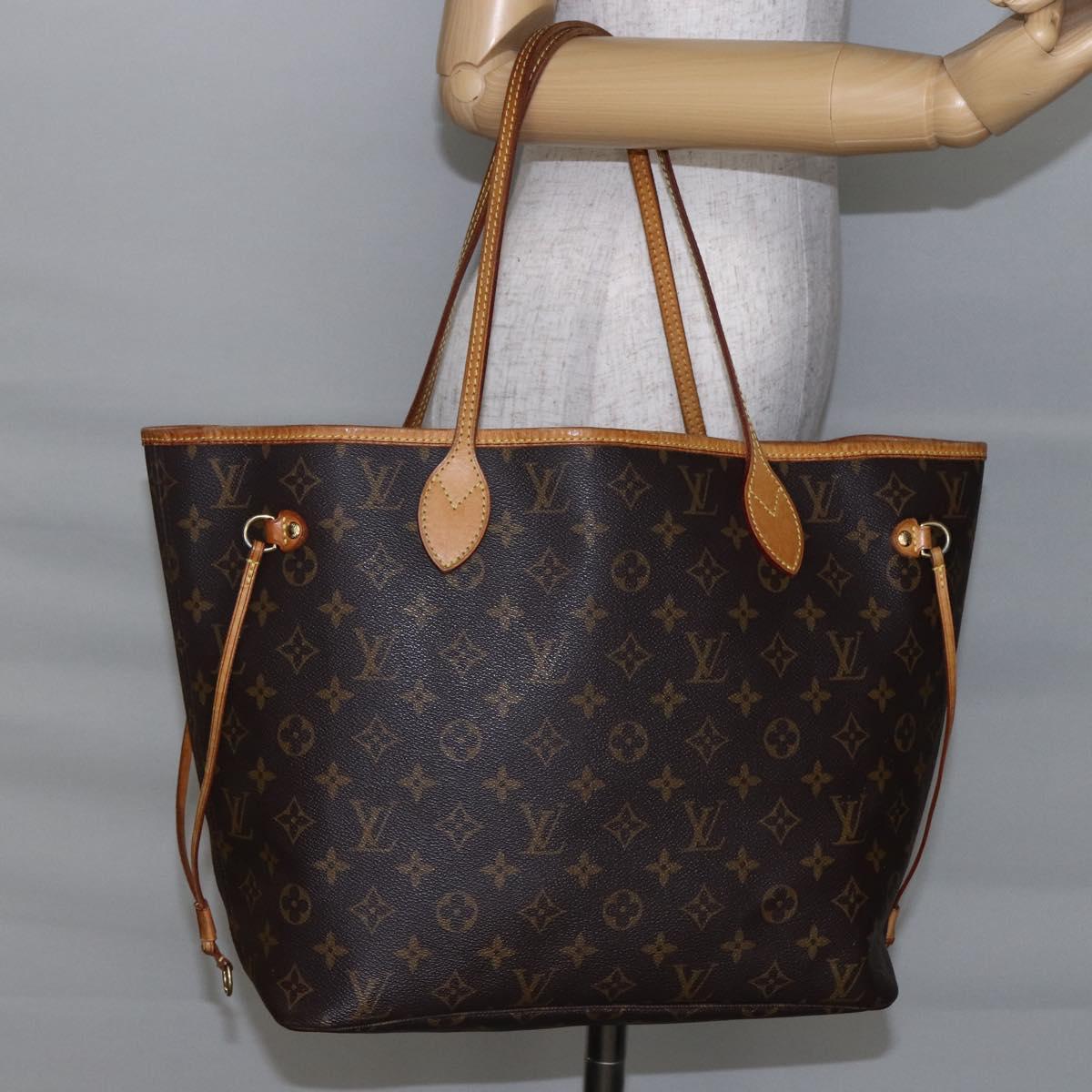 LOUIS VUITTON Monogram Neverfull MM Tote Bag M40156 LV Auth ep11100