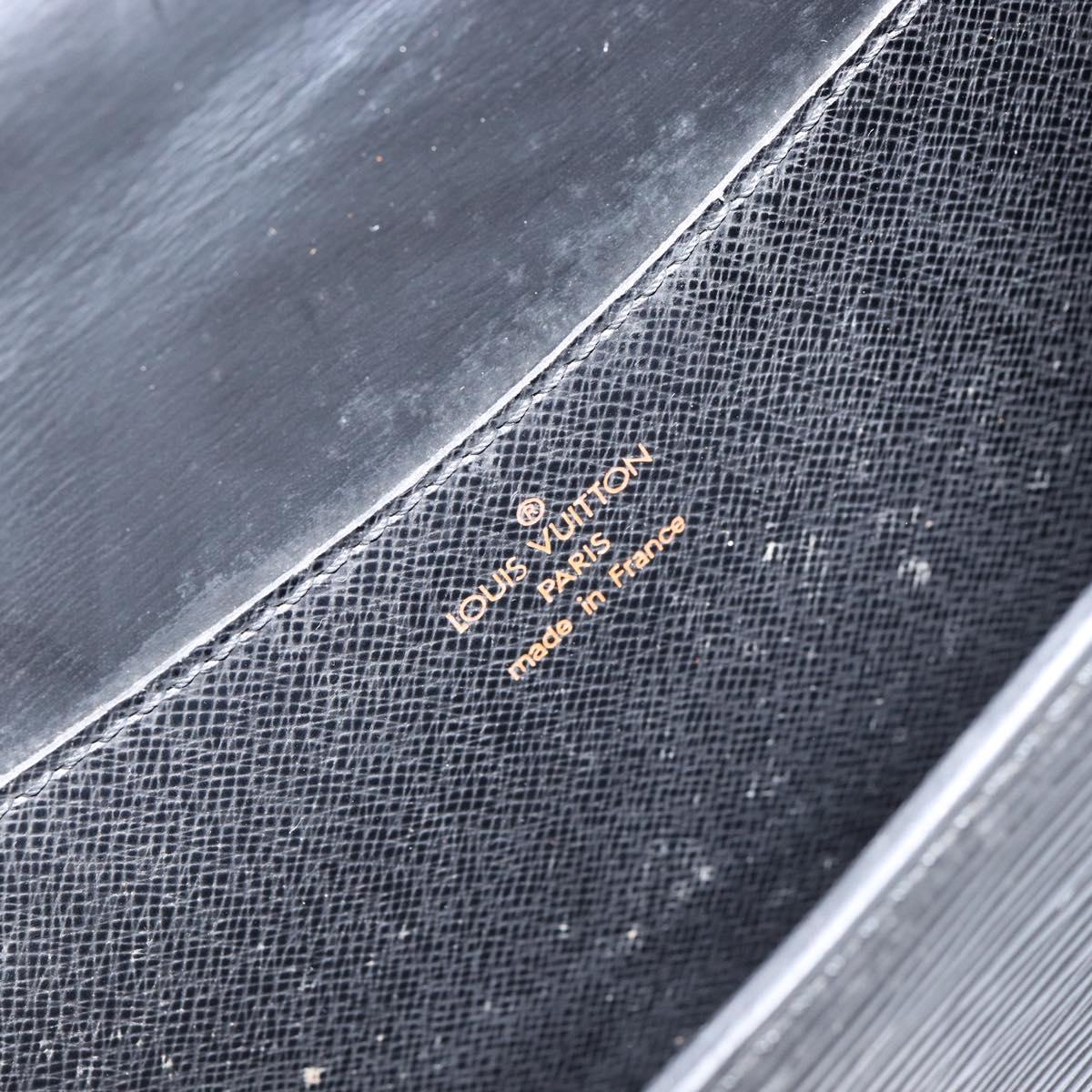 LOUIS VUITTON Epi Grenel Shoulder Bag Black M52362 LV Auth ep11101