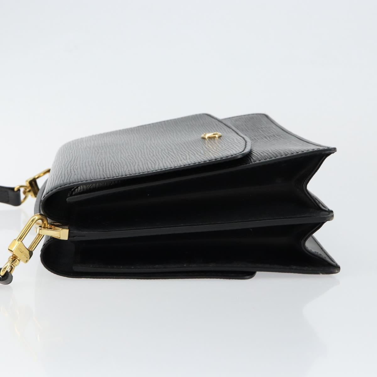 LOUIS VUITTON Epi Grenel Shoulder Bag Black M52362 LV Auth ep11101