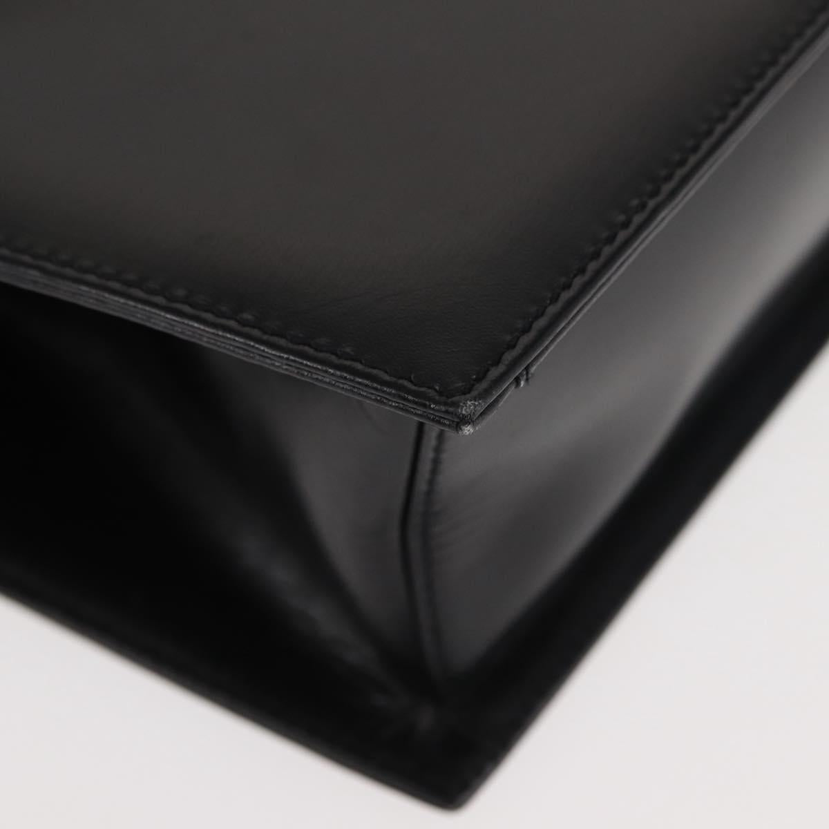 TIFFANY&Co. Shoulder Bag Leather Black Auth ep11103