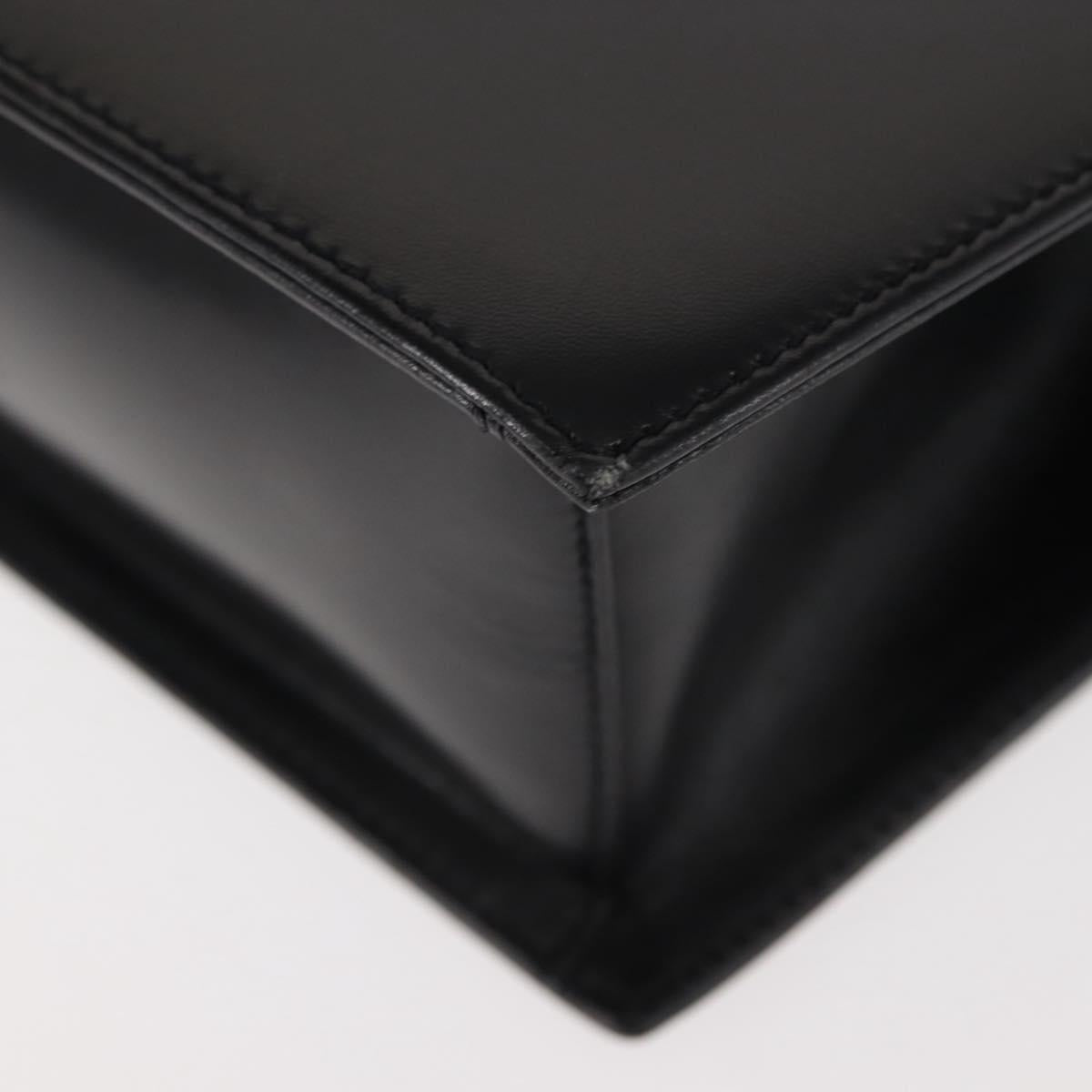 TIFFANY&Co. Shoulder Bag Leather Black Auth ep11103