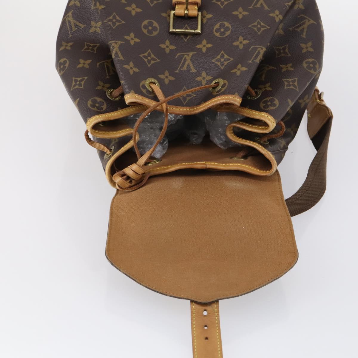 LOUIS VUITTON Monogram Montsouris GM Backpack M51135 LV Auth ep11105
