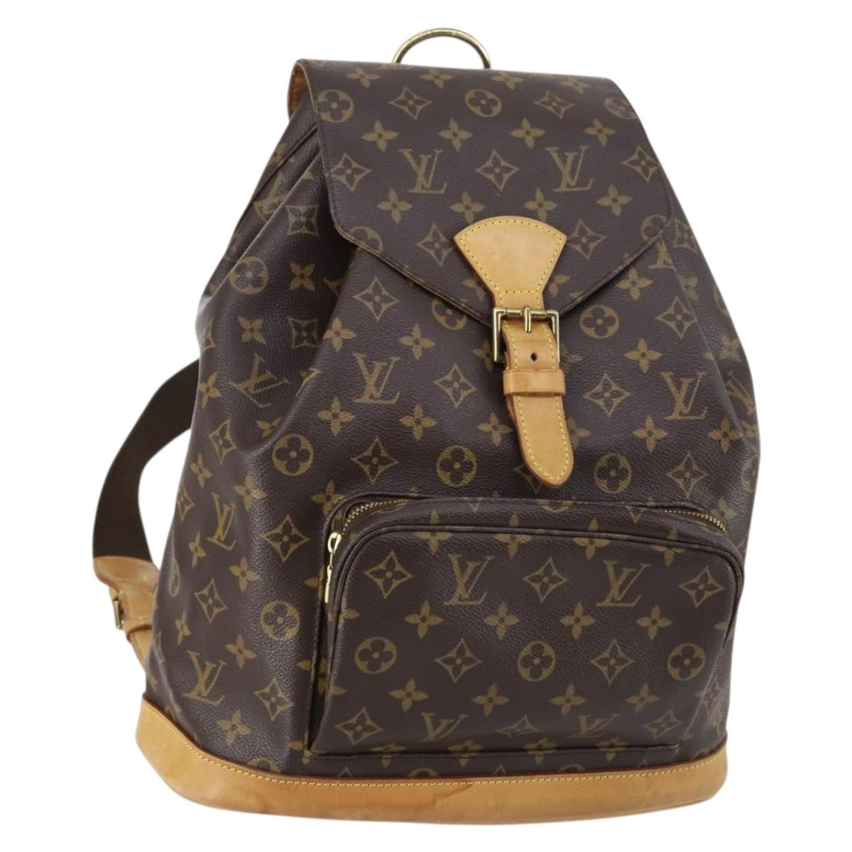 LOUIS VUITTON Monogram Montsouris GM Backpack M51135 LV Auth ep11105