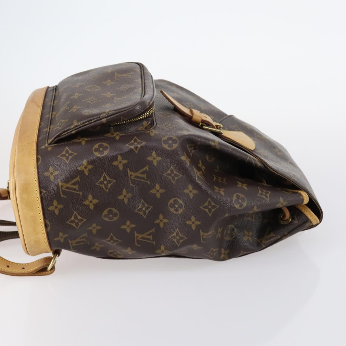 LOUIS VUITTON Monogram Montsouris GM Backpack M51135 LV Auth ep11105