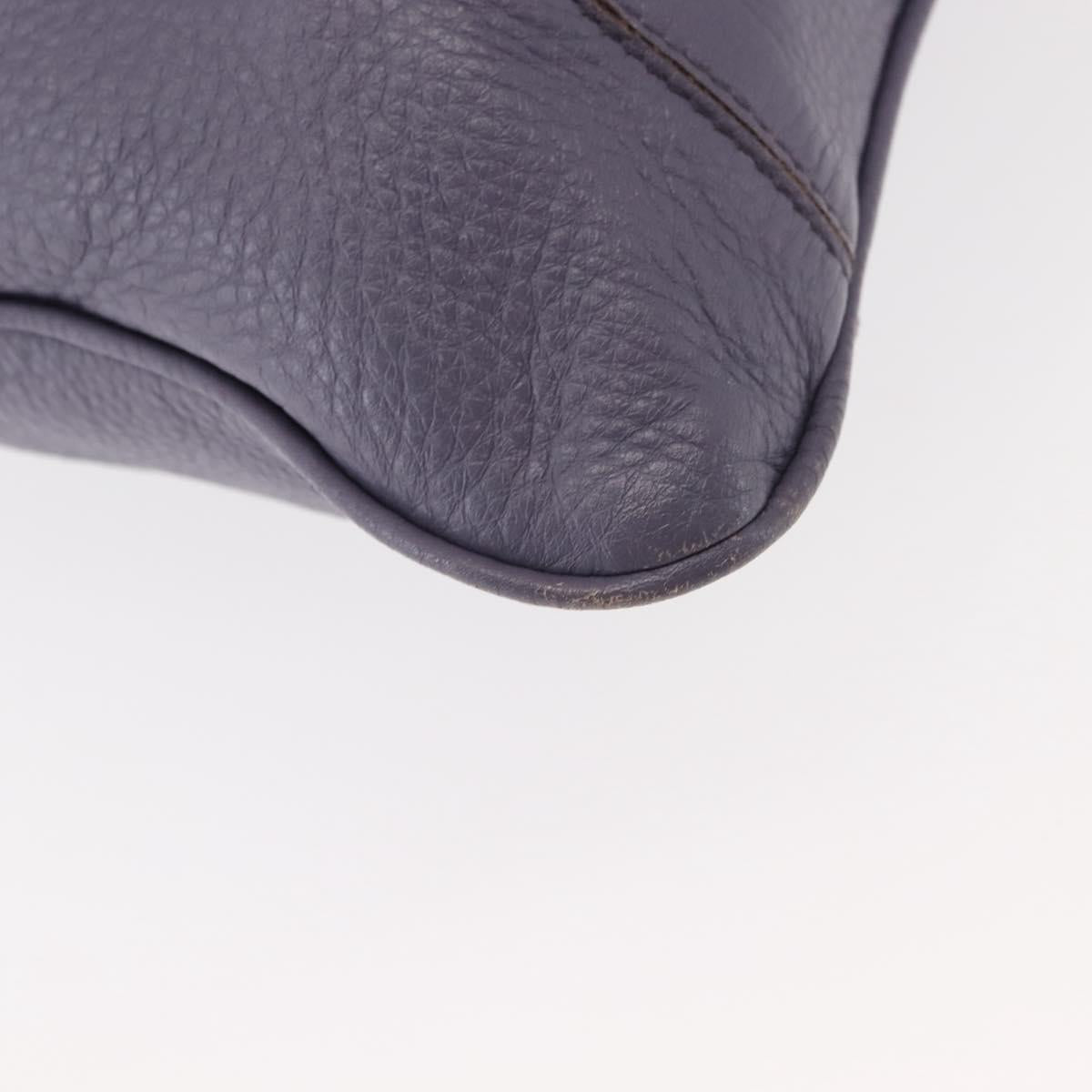 BOTTEGA VENETA Hand Bag Leather Purple 147716 Auth ep11106