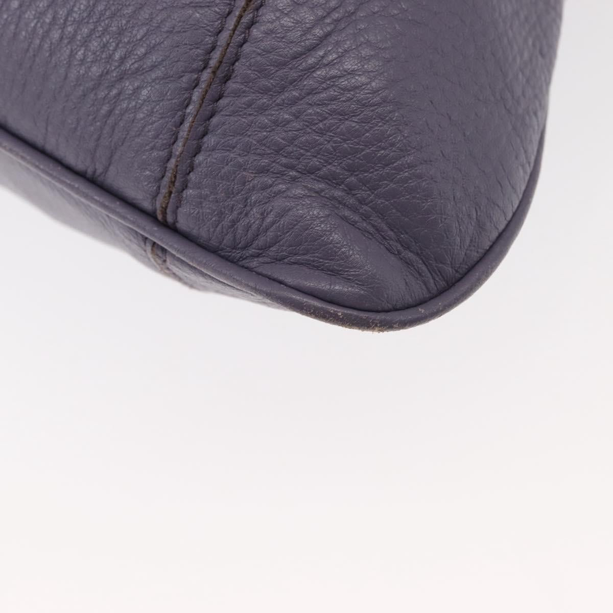 BOTTEGA VENETA Hand Bag Leather Purple 147716 Auth ep11106