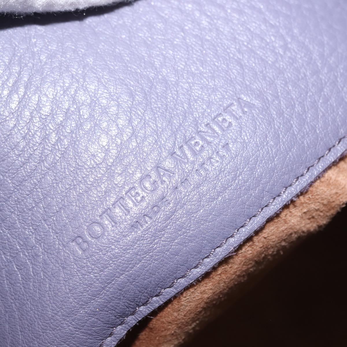 BOTTEGA VENETA Hand Bag Leather Purple 147716 Auth ep11106