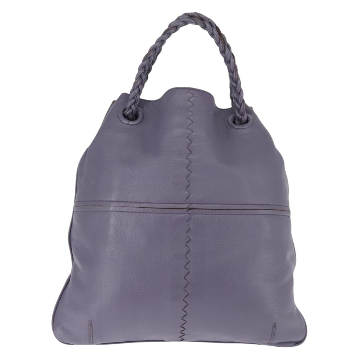 BOTTEGA VENETA Hand Bag Leather Purple 147716 Auth ep11106