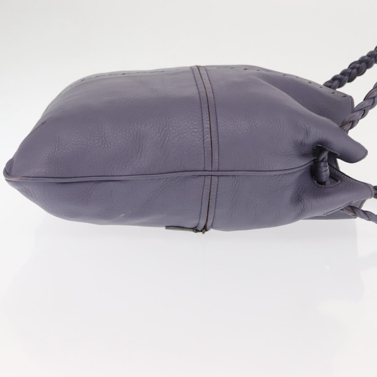 BOTTEGA VENETA Hand Bag Leather Purple 147716 Auth ep11106