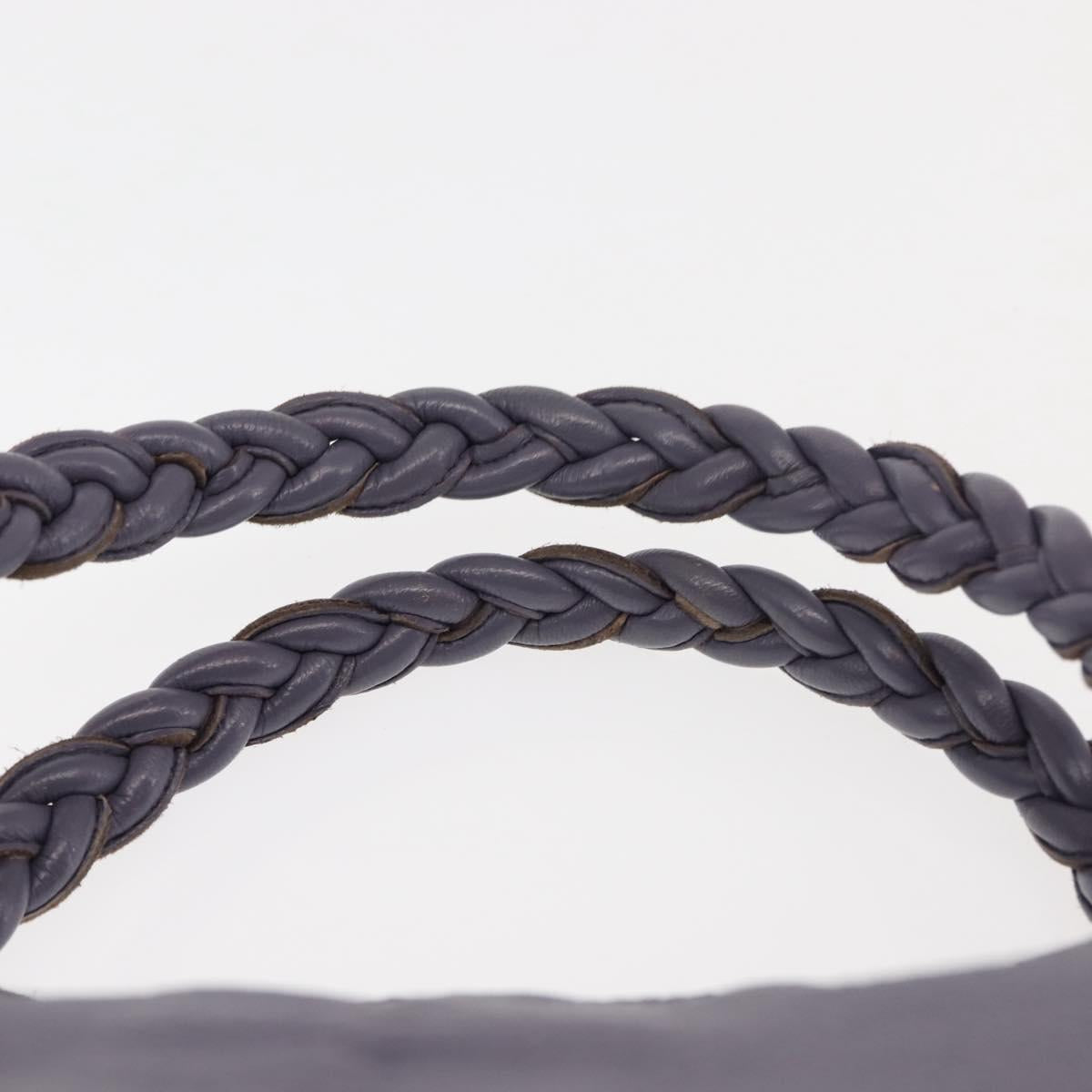 BOTTEGA VENETA Hand Bag Leather Purple 147716 Auth ep11106