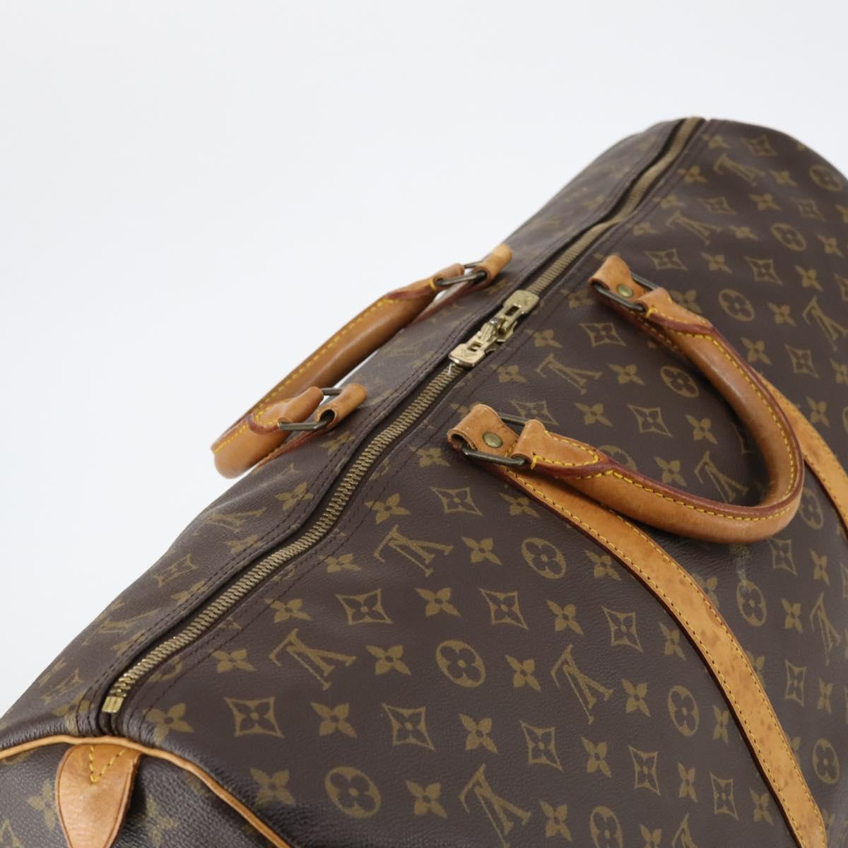 LOUIS VUITTON Monogram Keepall 60 Boston Bag M41422 LV Auth ep11111