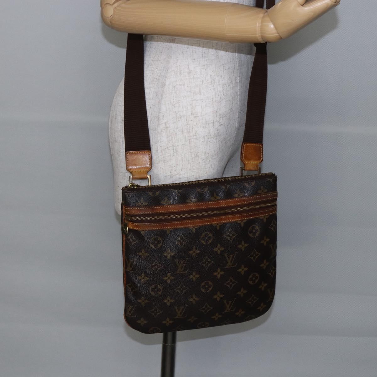 LOUIS VUITTON Monogram Pochette Bosphore Shoulder Bag M40044 LV Auth ep11114
