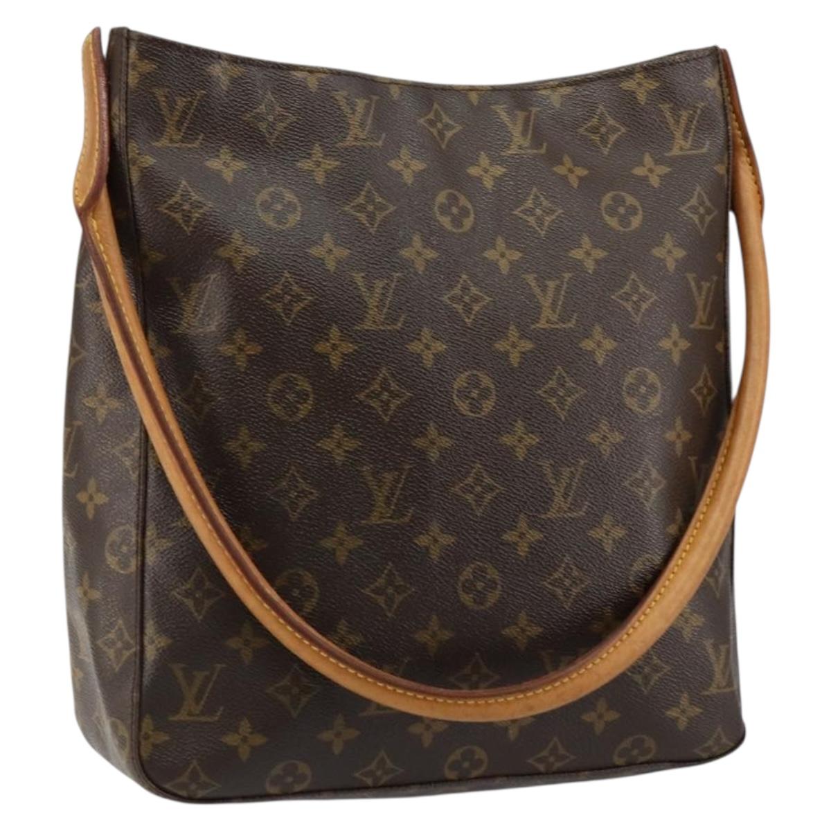 LOUIS VUITTON Monogram Looping GM Shoulder Bag M51145 LV Auth ep11121