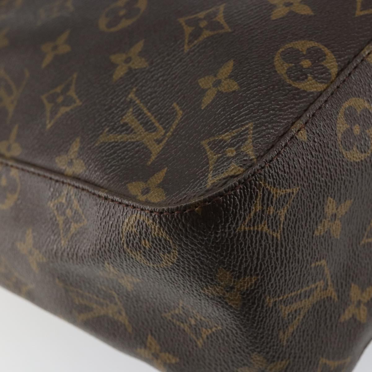 LOUIS VUITTON Monogram Looping GM Shoulder Bag M51145 LV Auth ep11121