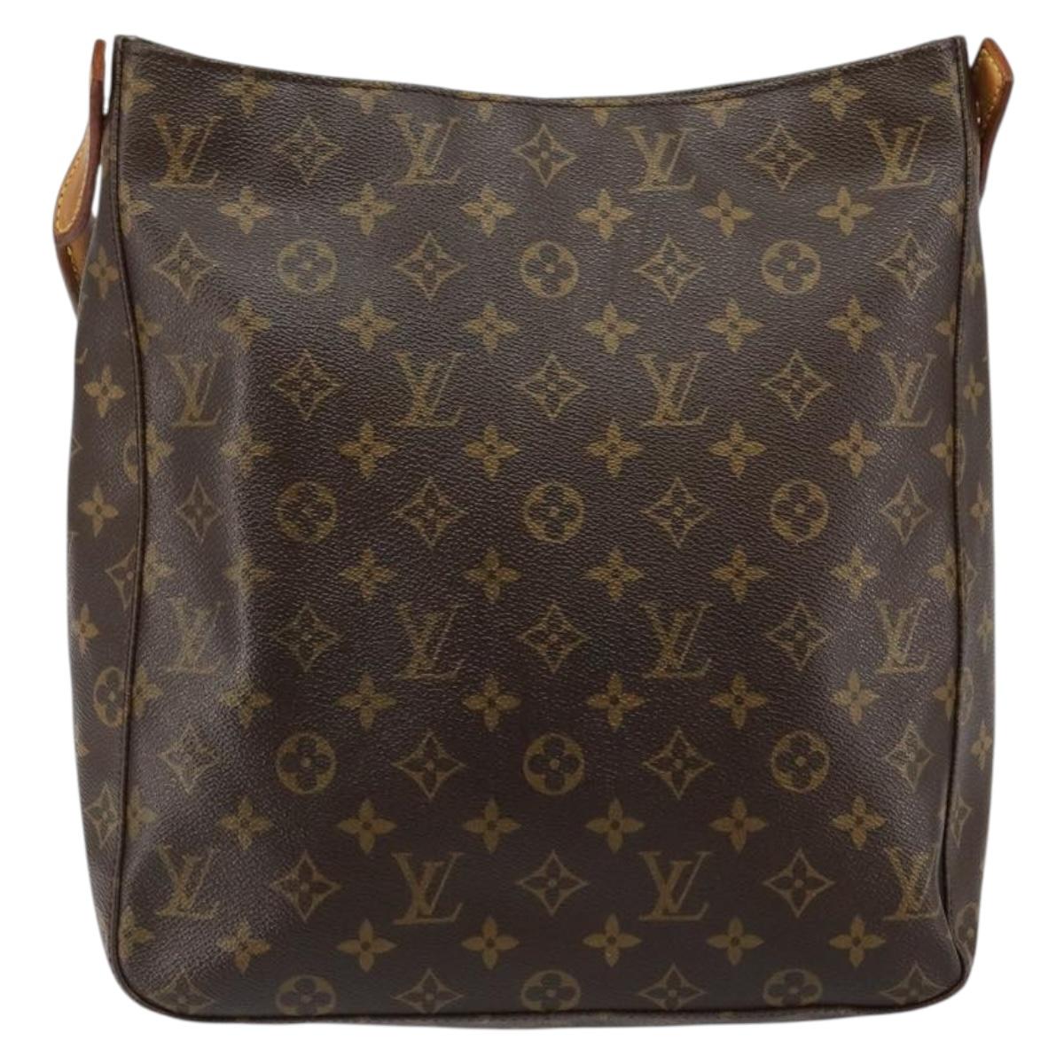 LOUIS VUITTON Monogram Looping GM Shoulder Bag M51145 LV Auth ep11121