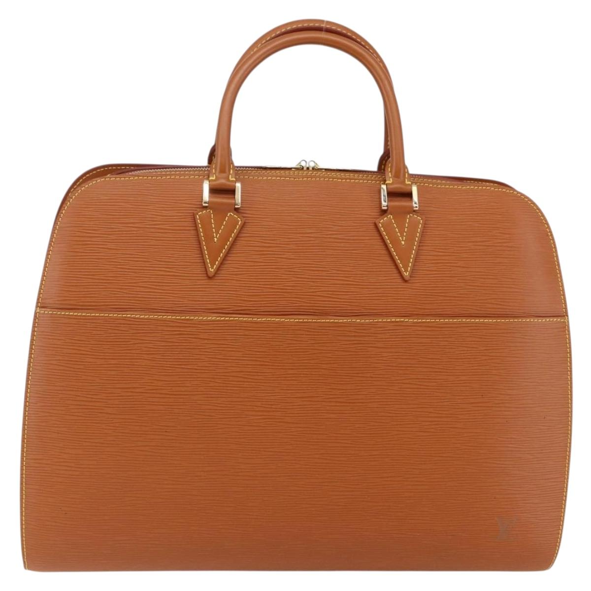 LOUIS VUITTON Epi Sorbonne Hand Bag Zipangu Gold M54518 LV Auth ep11124