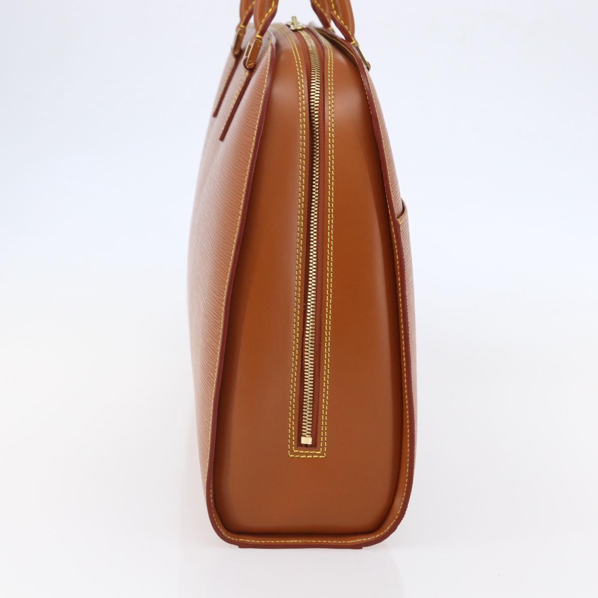 LOUIS VUITTON Epi Sorbonne Hand Bag Zipangu Gold M54518 LV Auth ep11124